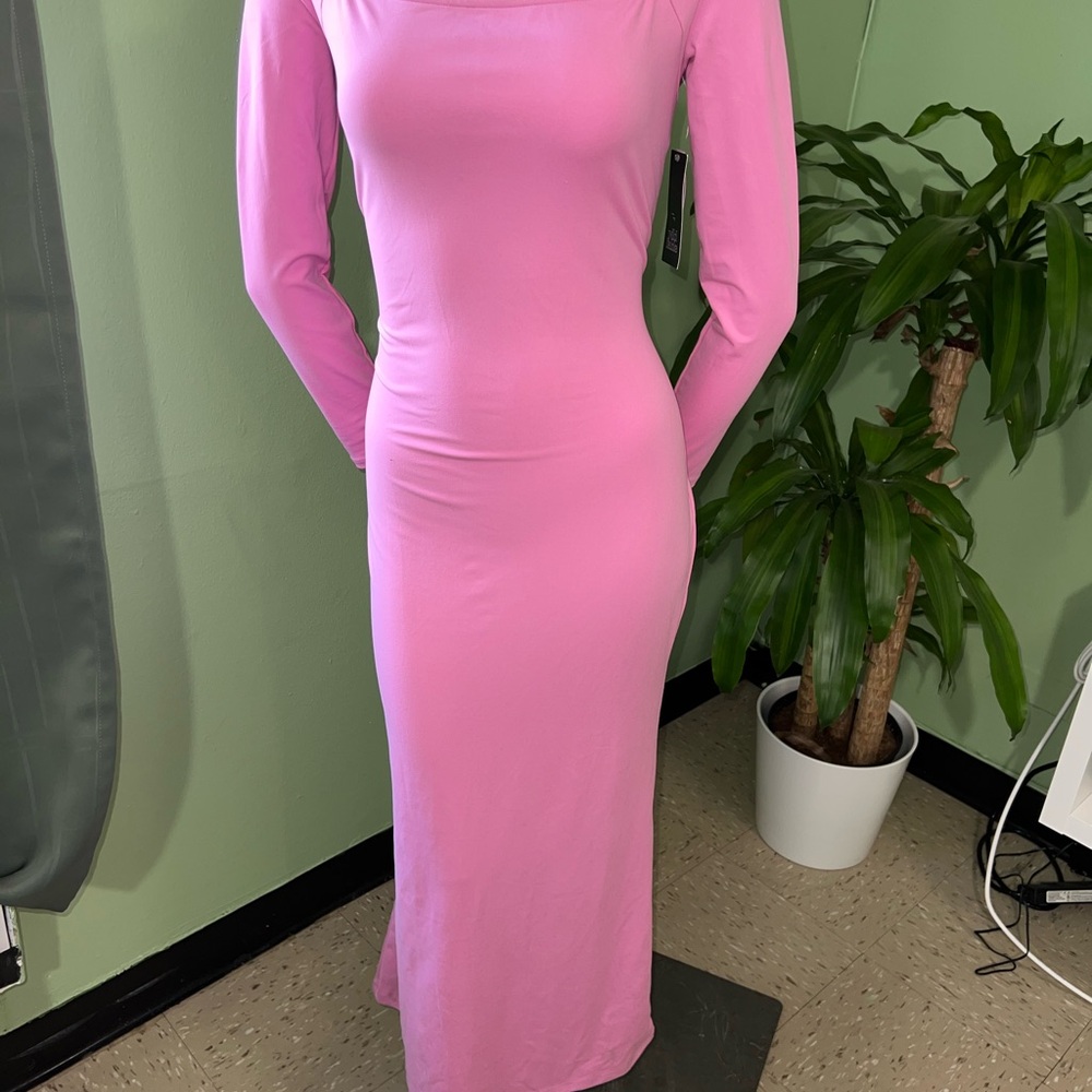 Wild Fable Pink Long Sleeve Dress - Picture 2 of 5